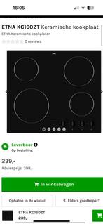 ETNA KC160ZTKeramische kookplaat nieuwe, Witgoed en Apparatuur, Kookplaten, Nieuw, 4 kookzones, Ophalen of Verzenden, Energieklasse A of zuiniger