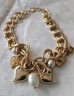 Opvallende  statement ketting, Verzenden, Zo goed als nieuw, Goud, Overige materialen