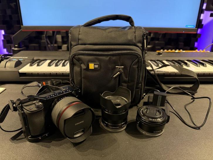 Sony a6400 + 3 lenzen en extra accessoires., Audio, Tv en Foto, Fotocamera's Digitaal, Zo goed als nieuw, Sony, Geen optische zoom