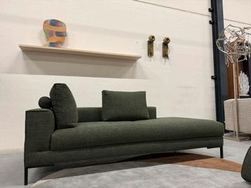 Nieuw Design on Stock Aikon Lounge Bank Groen stof beschikbaar voor biedingen