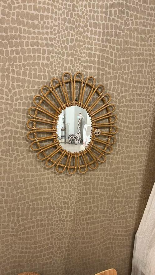 Rotan Spiegel, Kinderen en Baby's, Kinderkamer | Inrichting en Decoratie, Nieuw, Spiegel, Ophalen