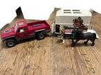 Schleich set 42346 pick-up met paardentrailer, Ophalen of Verzenden, Gebruikt