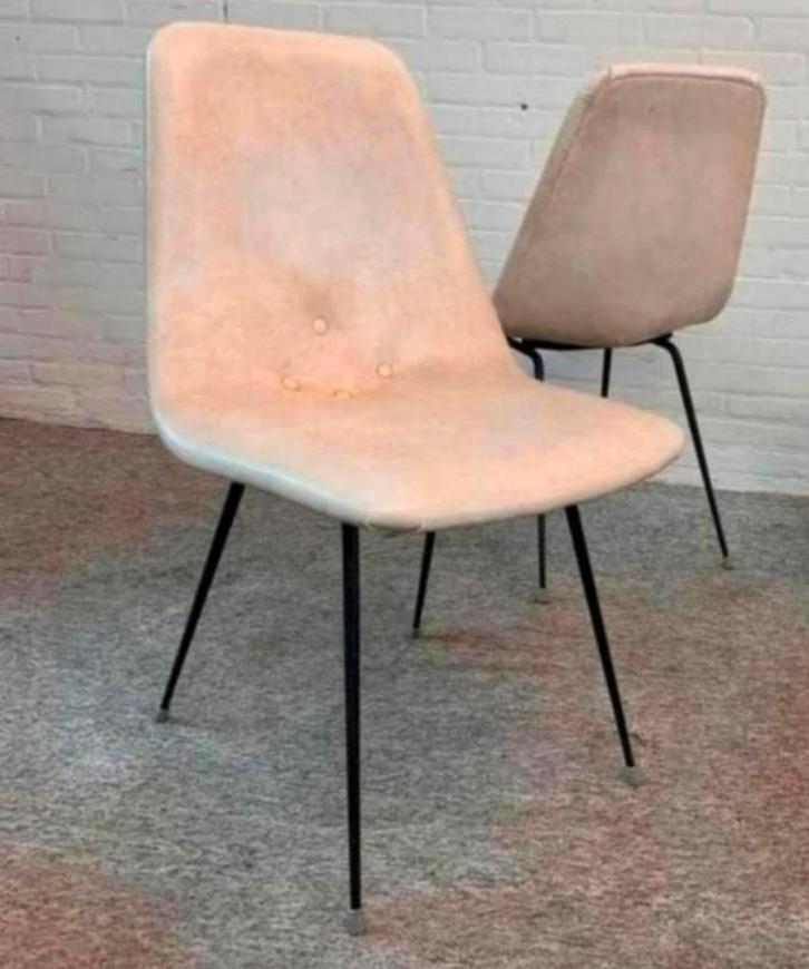 Vintage stoelen Italian Chairs Gastone Rinaldi jaren 50., Huis en Inrichting, Stoelen, Ophalen of Verzenden