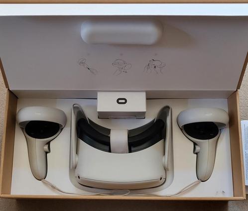 Oculus quest 2 VR headset 128GB, Spelcomputers en Games, Virtual Reality, Gebruikt, Overige platformen, VR-bril, Ophalen