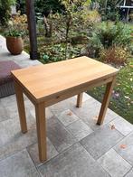 eettafeltje uitschuifbaar, Huis en Inrichting, Ophalen, Gebruikt, 50 tot 100 cm, Vierkant