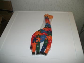 Giraf ABC tel puzzel beschikbaar voor biedingen