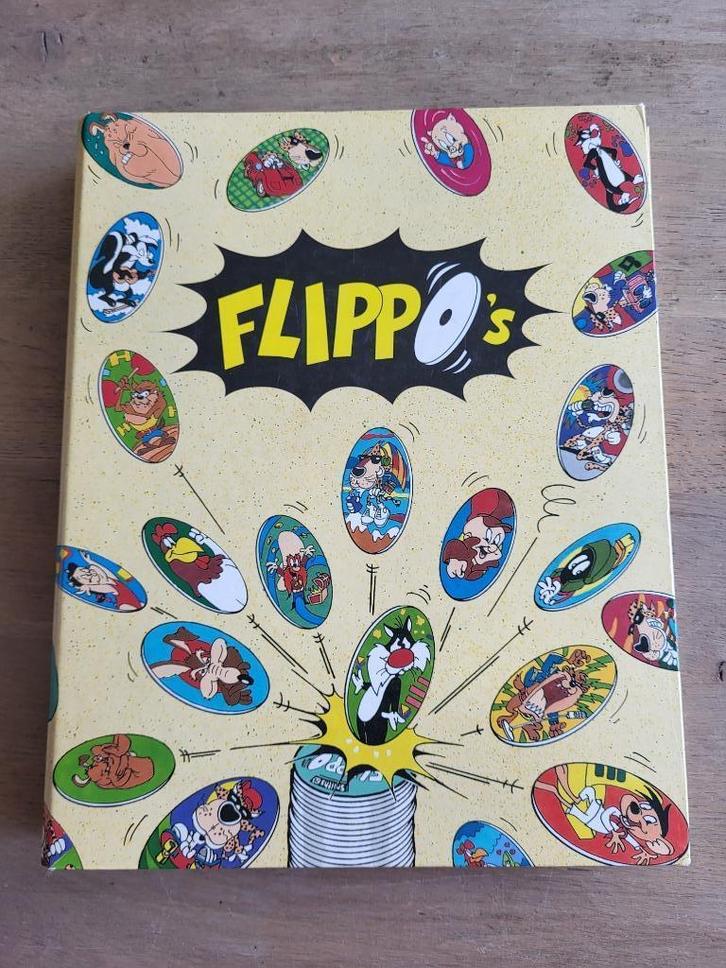 flippo map met inhoud, Verzamelen, Flippo's, Verzameling, Guinness Record, Looney Tunes, Mega, World, Ophalen of Verzenden