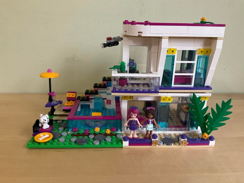 Lego Friends Livi's Popsterrenhuis 41135 - Compleet, Ophalen, Gebruikt, Complete set, Lego