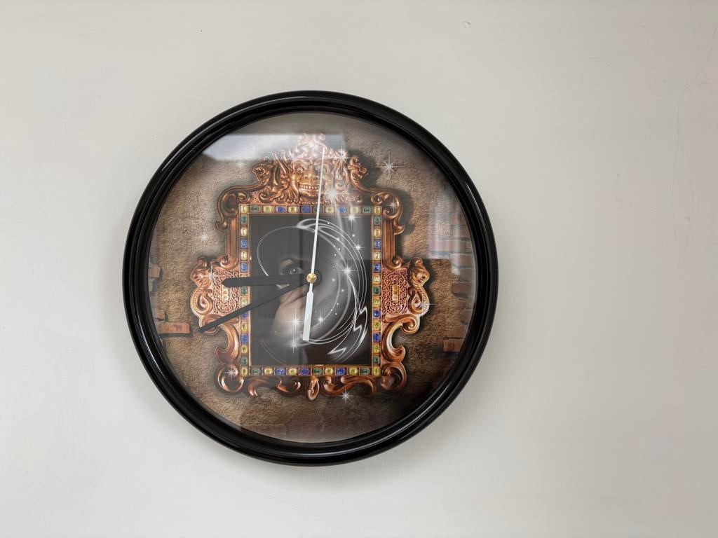 Stoere vintage unieke Efteling klok made by me Origin’Lily, Ophalen of Verzenden, Nieuw, Klok