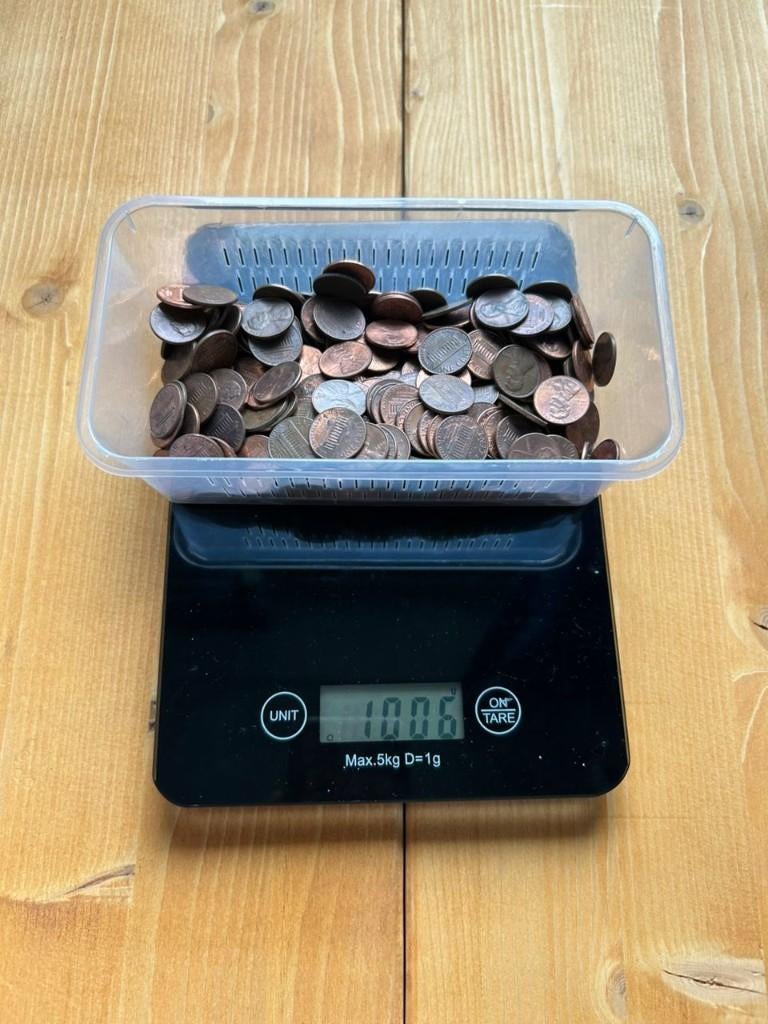 1kg Amerikaanse centen (3), Ophalen of Verzenden, Noord-Amerika
