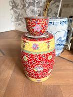 Gardenstool/bijzettafel/kruk Chinees keramiek, Ophalen of Verzenden
