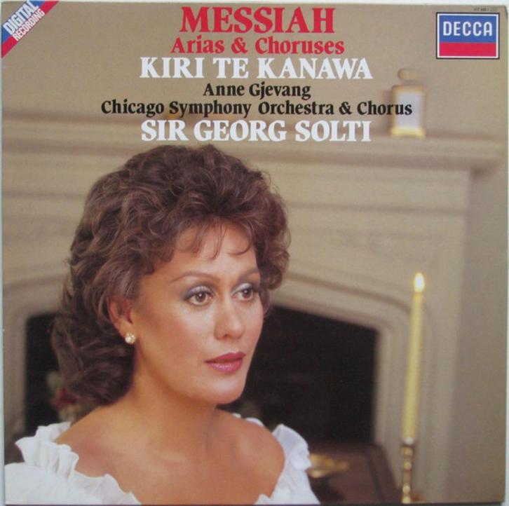 KIRI TE KANAWA Messiah CD SOLTI DECCA NIEUWSTAAT, Cd's en Dvd's, Cd's | Klassiek, Zo goed als nieuw, Vocaal, Barok, Ophalen of Verzenden