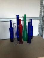 Verschillende kleuren flessen, Overige kleuren, Ophalen of Verzenden, Minder dan 50 cm, Glas