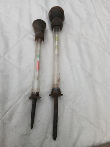 Vintage Koelvloeistof Meters - Set van 2 beschikbaar voor biedingen