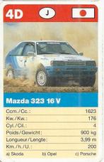 Kw4702 autokaartje 4d mazda 323 16 v, Verzenden, Zo goed als nieuw, Auto's
