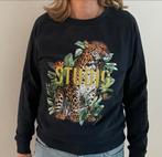 Studio Anneloes Sweater met Opdruk mt xs, Studio Anneloes, Blauw, Ophalen of Verzenden, Zo goed als nieuw