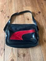 Vintage Puma leren tas 40x30, Overige merken, 40 cm of meer, Gebruikt, Ophalen of Verzenden