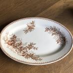 Grote broodschaal Societe Ceramique, M.A. Decor Chardon, Antiek en Kunst, Ophalen of Verzenden