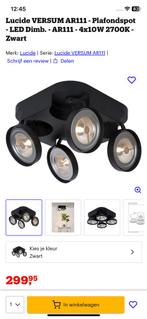 Lucide versum ar 111 Plafondlamp/ spots, Huis en Inrichting, Lampen | Spots, Ophalen, Nieuw, Metaal of Aluminium, Plafondspot of Wandspot