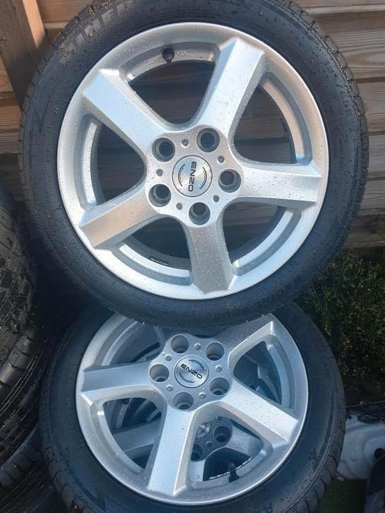 Mooie set met nieuwe banden 5x114.3, Auto-onderdelen, Overige Auto-onderdelen, Nieuw, Ophalen of Verzenden
