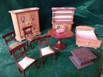 vintage poppenhuis meubeltjes, Poppenhuis, Gebruikt, Ophalen of Verzenden