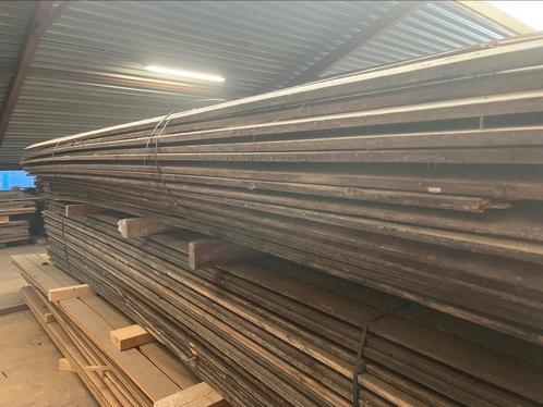 Partij sloophout 475x10x2 cm - > 100m2! €5 per m2!!, Doe-het-zelf en Verbouw, Hout en Planken, Zo goed als nieuw, Plank, Overige houtsoorten