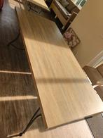 Eetkamertafel 1.80x80, Huis en Inrichting, Tafels | Eettafels, 50 tot 100 cm, 150 tot 200 cm, Gebruikt, Metaal