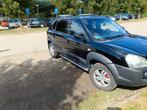 Hyundai Tucson 2.0 I 2WD 2007 Zwart, Auto's, Stof, 74 €/maand, 4 cilinders, Zwart