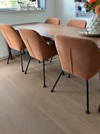 Woood Vos eetkamerstoelen Kleur Cinnamon, Huis en Inrichting, Stoelen, Ophalen of Verzenden, Gebruikt, Overige kleuren, Vier