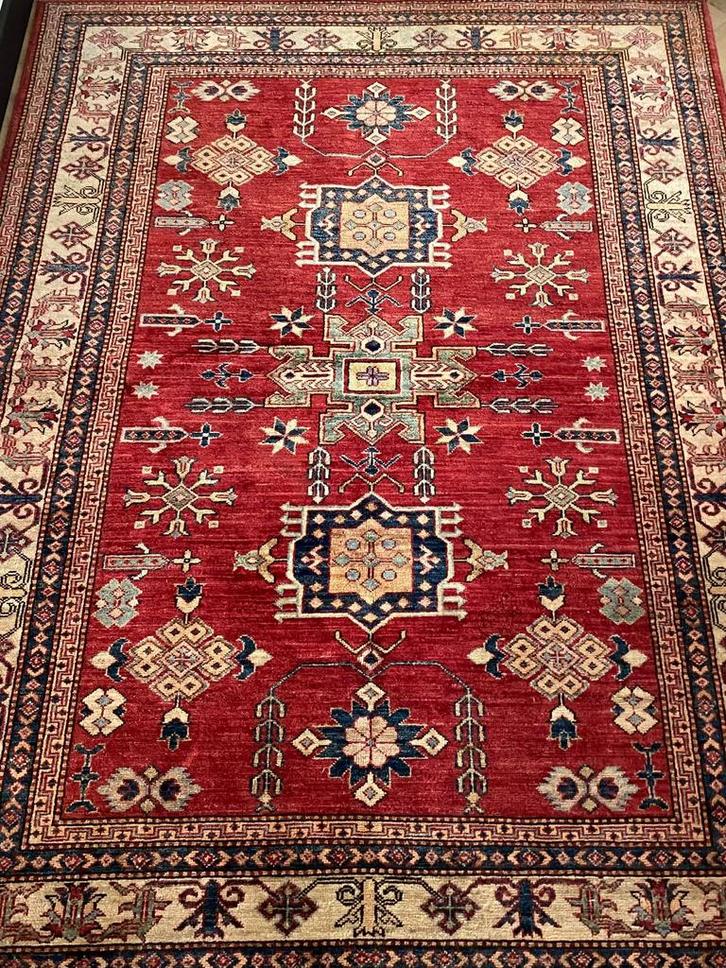 Perzische tapijt Kazni (Oosters vloerkleed) handmade, Huis en Inrichting, Stoffering | Tapijten en Kleden, Zo goed als nieuw, 200 cm of meer