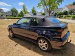 Volkswagen Golf 1.8 Cabriolet 1998 blauw met trekhaak, Auto's, Volkswagen, Stof, Zwart, 4 cilinders, Cabriolet
