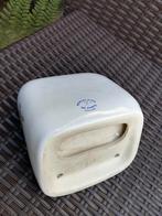 Frans zeepbakje wit porselein goudkleurig decor vredestak, Ophalen of Verzenden, Zo goed als nieuw, Wit