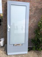 |hardhouten voordeur| buitendeur| dubbelglas|209X87|, Ophalen, Gebruikt, 80 tot 100 cm, Buitendeur