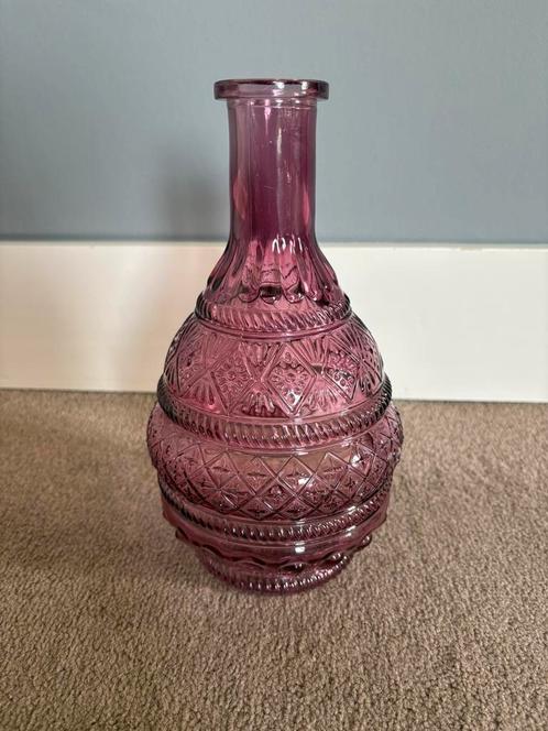 Prachtige roze vaas 22 cm hoog, Huis en Inrichting, Woonaccessoires | Vazen, Zo goed als nieuw, Overige kleuren, Minder dan 50 cm