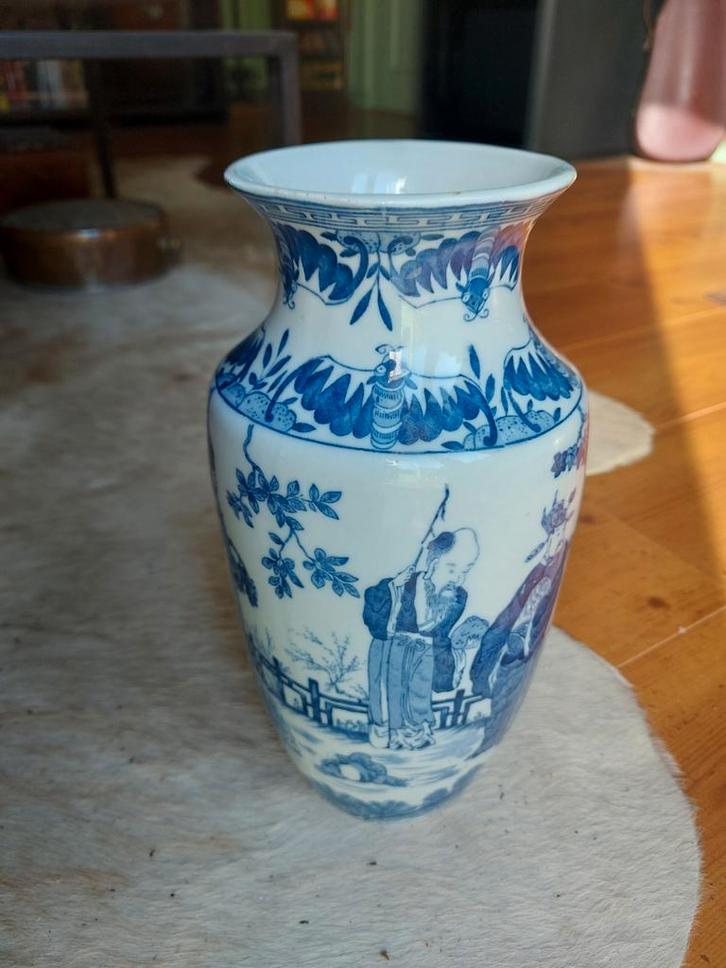 Royal Mosa Dec 711 Chinese vaas, Antiek en Kunst, Antiek | Vazen, Ophalen of Verzenden