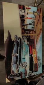 Route 66 Amerikaanse oldtimer vintage poster op plexiglas, Ophalen