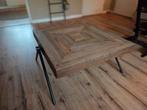 80x80 salontafel teakhout, Huis en Inrichting, Tafels | Salontafels, Ophalen, Gebruikt, 50 tot 100 cm, 50 tot 75 cm