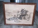 tekening van William Woudhouse, Ophalen