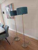 twee schemerlampen, Huis en Inrichting, Ophalen, Gebruikt, Metaal, 100 tot 150 cm