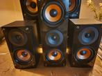 5.1 luidspreker set van pure acoustics, Audio, Tv en Foto, Luidsprekers, Zo goed als nieuw, 120 watt of meer, Front, Rear of Stereo speakers