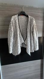 ZGAN EDC luipaard / panter print tuniek / vest maat s, Ophalen of Verzenden, Zo goed als nieuw, Maat 36 (S), Grijs