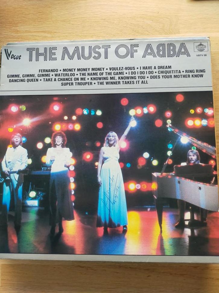 Abba , the must of abba, Cd's en Dvd's, Vinyl | Pop, Zo goed als nieuw, 1960 tot 1980, Overige formaten, Ophalen of Verzenden