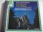 RACHMANINOV Vepres CD ROSTROPOVICH ERATO, Ophalen of Verzenden, Zo goed als nieuw