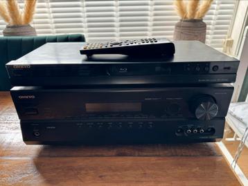 Onkyo Versteker type TX-SR508 & blueray speler type BD-SP308 beschikbaar voor biedingen