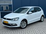 Volkswagen Polo 1.0 Wit 2014 5-Drs|Airco|Cruise|Bluetooth|, Voorwielaandrijving, Stof, Zwart, Wit