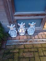 3 stenen rendieren/herten met verlichting., Ophalen of Verzenden, Nieuw