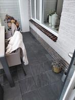 Graniet grijs Terras, garage, berging kliksysteem tegels., Tuin en Terras, Ophalen, Zo goed als nieuw, Terrastegels, Natuursteen