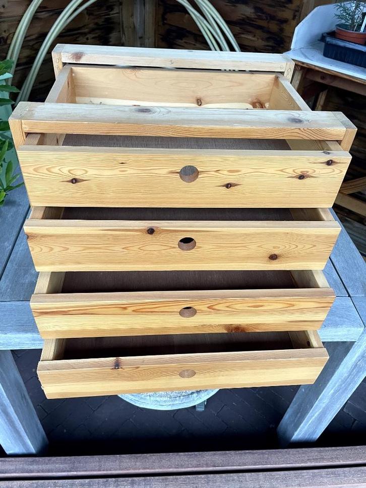 Lundia ladeblok 50 breed 40 hoog 40 diep met 4 laden, Huis en Inrichting, Kasten | Stellingkasten, Gebruikt, Ophalen