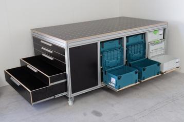 MFT mobiele werktafel Festool Systainer Mbox L-Boxx opbergen beschikbaar voor biedingen