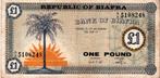 BANK OF BIAFRA ONE POUND 1967, Postzegels en Munten, Penningen en Medailles, Verzenden, Overige materialen